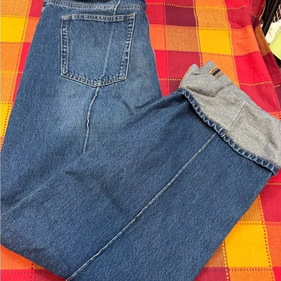 MNG wide legs high rise roll up Jeans - Picture 9 of 12